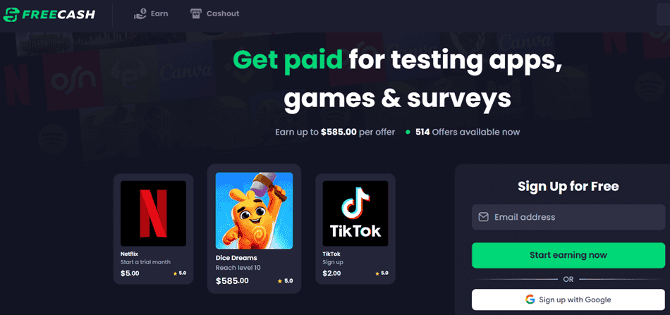 How to earn money from Freecash website