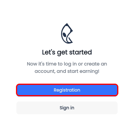 Click on register button
