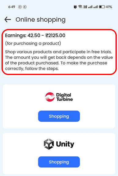 Earn money doing online shopping