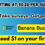 How To Earn Money filling surveys online with banana bucks app
