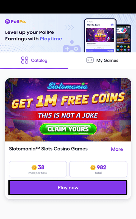 PollPe play games and earn money